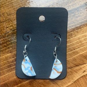 Half Moon Oasis Clay Earrings